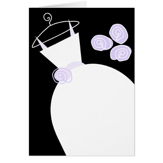 Wedding Gown Purple black vertical (Front)