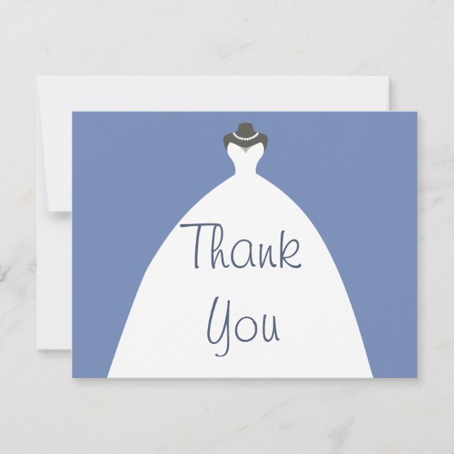 Wedding Gown Thank You Card (Front)