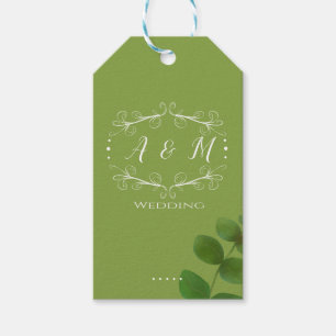 Wedding Green Chic Gift Tags