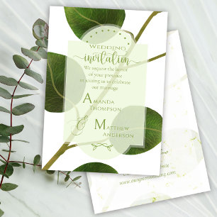Wedding Green Invitation