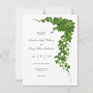 WEDDING Green Ivy Floral
