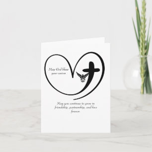 WEDDING GREETING CARD FOR THE BRIDE & GROOM