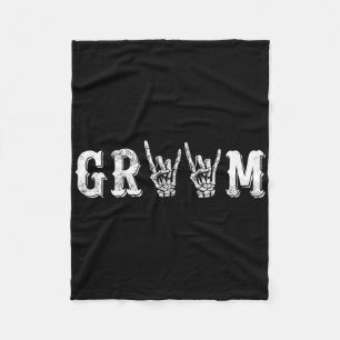 Wedding Groom Halloween Costume Fleece Blanket
