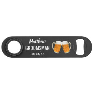 Wedding Groomsman Bachelor Party Favour Beer Cheer