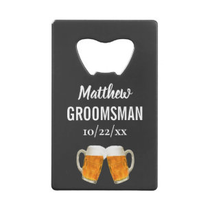 Wedding Groomsman Bachelor Party Favour Beer Cheer