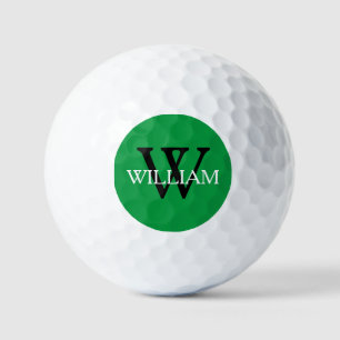 Wedding Groomsman Groomsmen Gift Monogram Name Golf Balls