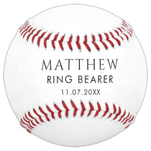 Wedding Groomsman Keepsake Ring Bearer Softball