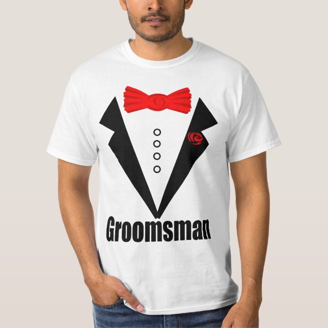 wedding, groomsman T-Shirt (Front)