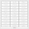 Wedding Guest Address Label 30 Different Addresses