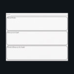Wedding Guest Advise Card<br><div class="desc">This Guest Card is a great way for your guest to give you advise,  tell you their favourite memory and play a little guessing game on the back with the adventures that may come your way.</div>