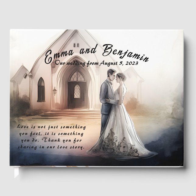 Wedding Guest Book (Front)
