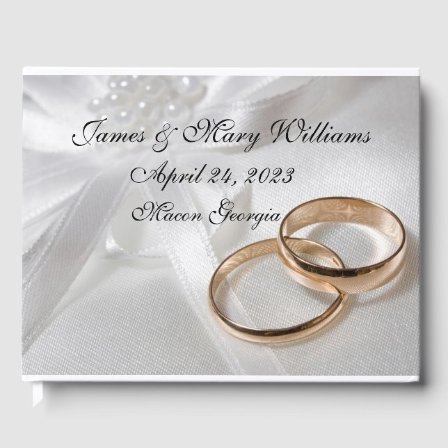 Wedding Guest Book (Front)