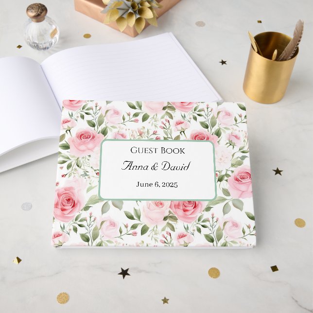 Wedding Guest Book (Front Open)