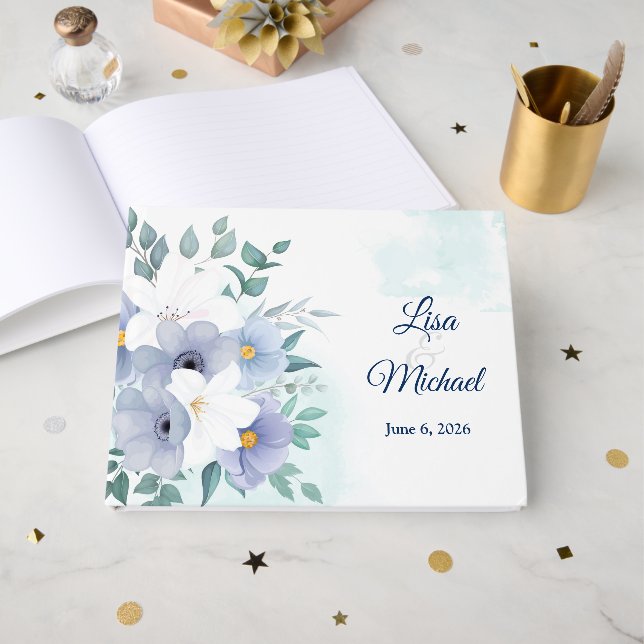Wedding Guest Book (Front Open)