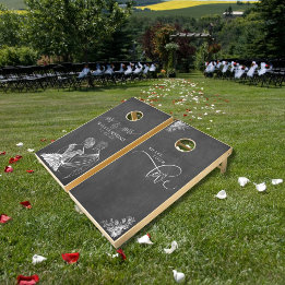 Wedding Guest Book Alternative Elegant Mr & Mrs