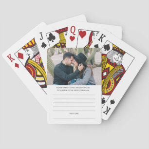 Wedding Guest Book Alternative Playing Cards