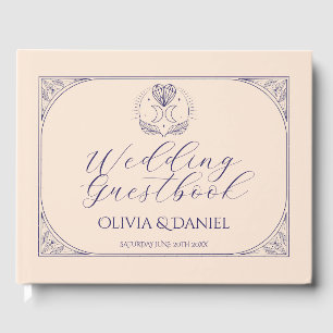 Wedding Guest Book Cosmic Tarot Moon Stars Aligned