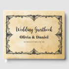 Wedding Guest Book Halloween Gothic Style