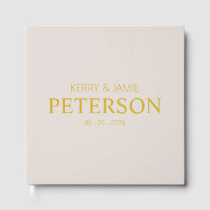 Wedding Guest Book   Neutral Guestbook   Album for