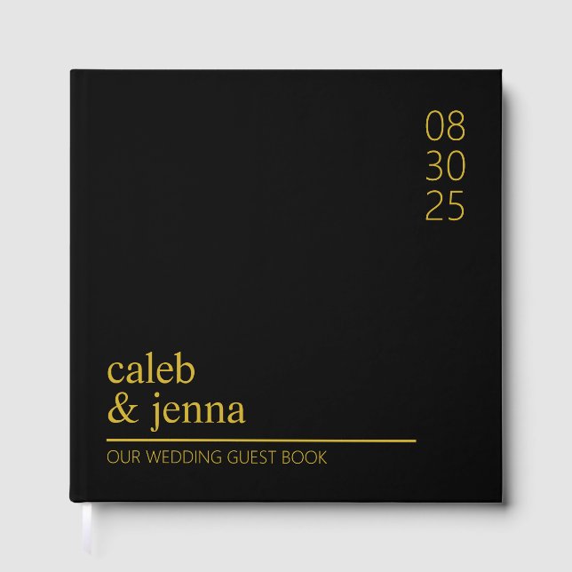 Wedding Guest Book | Neutral Guestbook | Album for (Front)