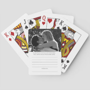 Wedding Guest Book Playing Cards