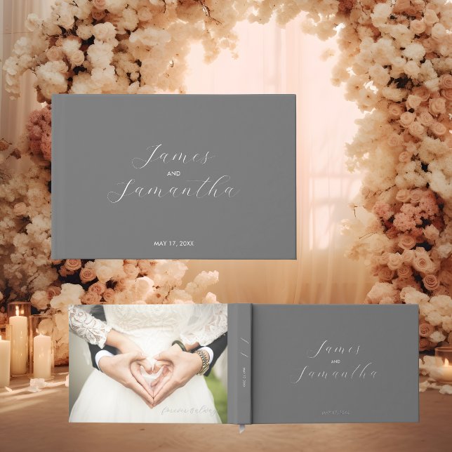 Wedding Guest Foil Notebook | Dark Silver Book (Creator Uploaded)