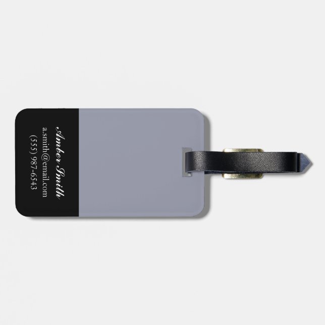 Wedding Guest Luggage Tag (Back Horizontal)