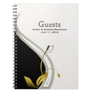Wedding Guest Sign In Notebook