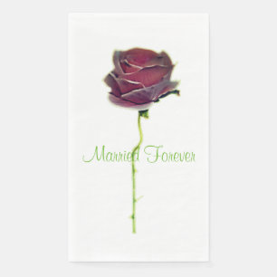 WEDDING GUEST TOWEL DESIGN NAPKIN