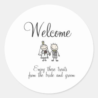 Wedding Guest Welcome Sticker