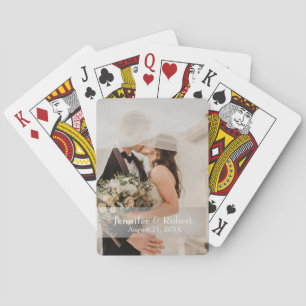 Wedding Guestbook Alternative, Wedding playing Cards