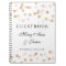 Wedding Guestbook Faux Copper Foil Glitter Lights