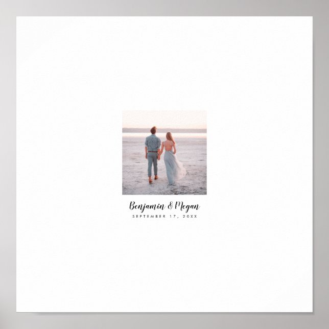 Wedding Guestbook for Handwritten Wishes (Front)