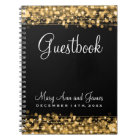 Wedding Guestbook Party Sparkles Gold