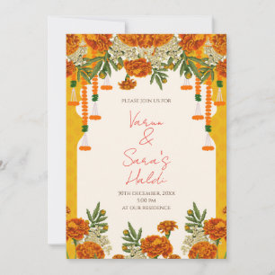 Wedding Haldi invitation Digital Haldi invites