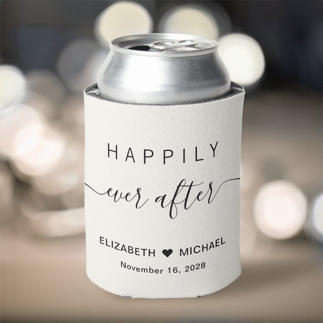 Wedding Happily Ever After Cream Can Cooler (Creator Uploaded)
