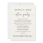 Wedding Happily Ever After Photo Cream Reception