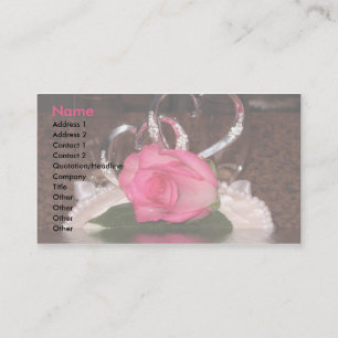 Wedding Hearts Business Card