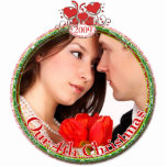Wedding Hearts Our 4th Christmas Photo Sculpture Decoration<br><div class="desc">See more Christmas Designs by Sandra  


 








 


See more Christmas Designs by Sandra</div>