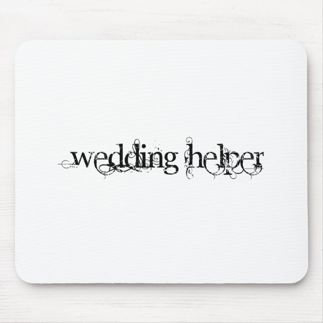 Wedding Helper Mouse Mat (Front)
