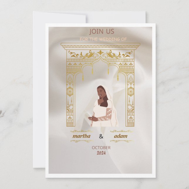 wedding henna invitation (Front)