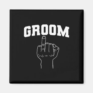 Wedding Honeymoon Bachelor Finger Ring Hub  Magnet