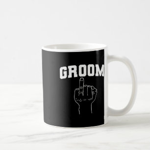 Wedding Honeymoon Bachelor Finger Ring Hubby Funny Coffee Mug
