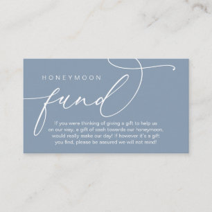 Wedding Honeymoon Fund, Gifts in Cash Wishing Well Enclosure Card