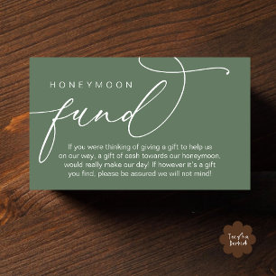 Wedding Honeymoon Fund, Wishing Well Gifts in Cash Enclosure Card