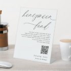 Wedding Honeymoon Fund Wishing Well Modern Sign