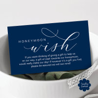 Wedding Honeymoon Wish, Fund, Modern minimal