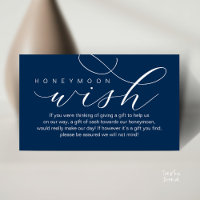 Wedding Honeymoon Wish, Modern elegance minimal