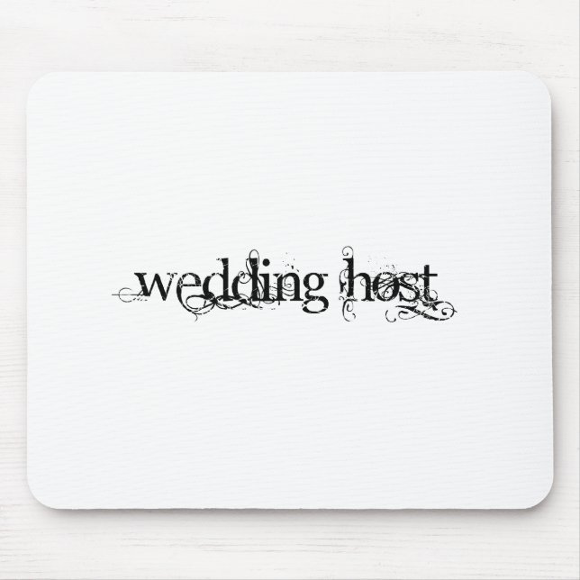 Wedding Host Mouse Mat (Front)