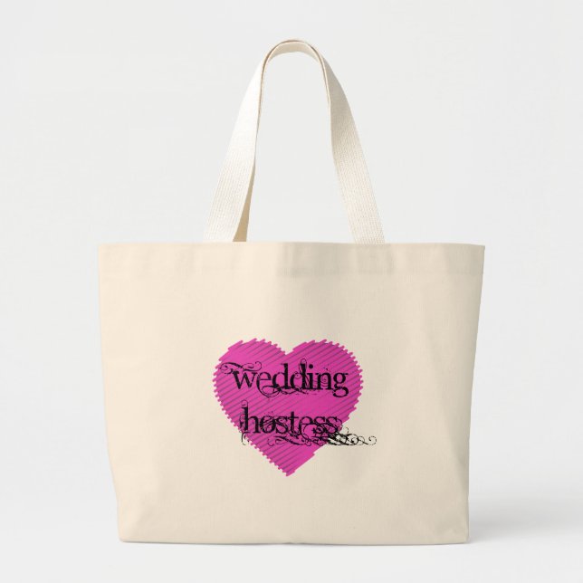 Wedding Hostess Large Tote Bag (Front)